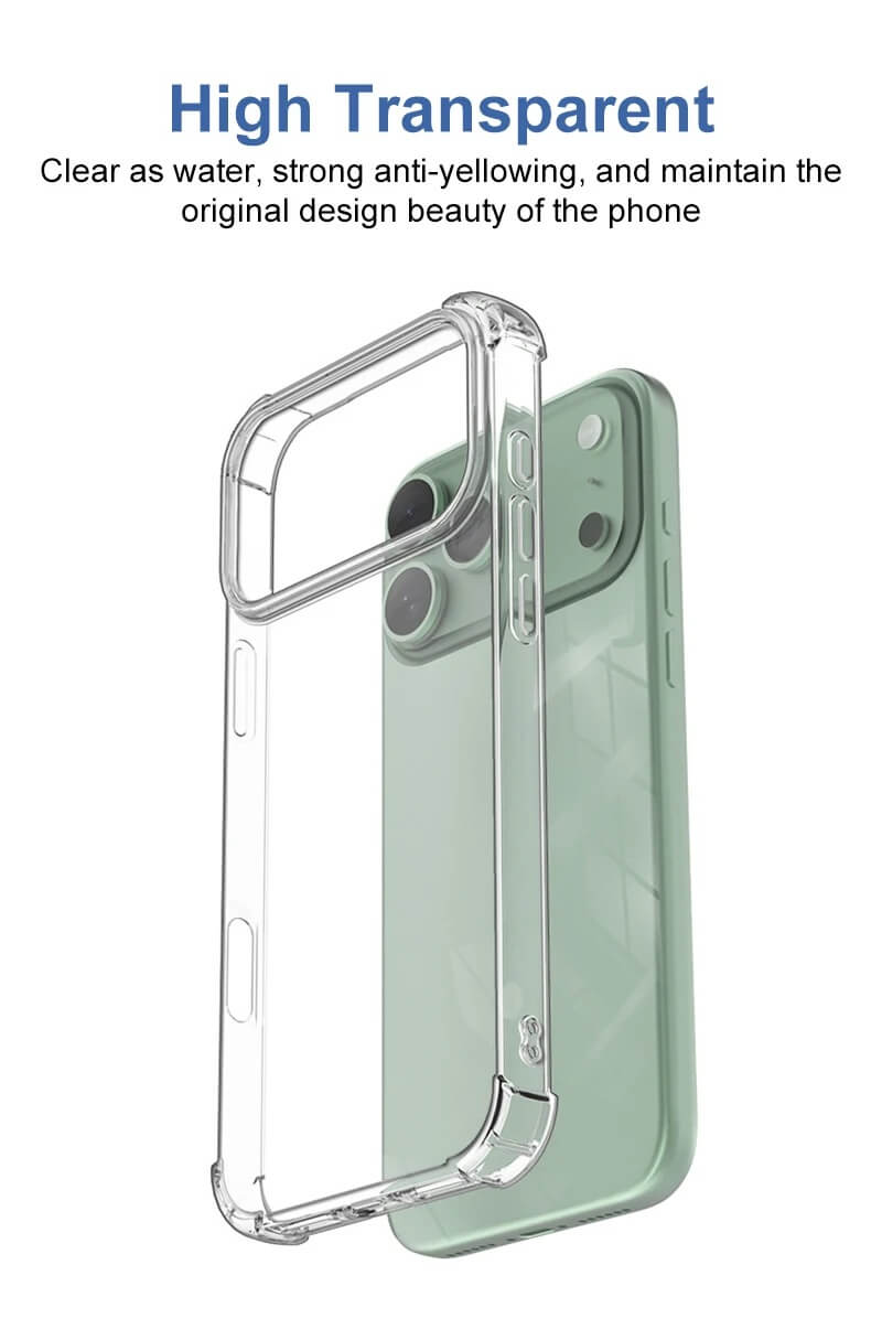 High Transparent Shockproof Bumper Case for iPhone