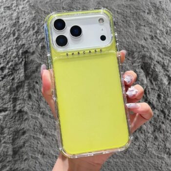 Shockproof Transparent Fluorescent Case for iPhone 17 Series