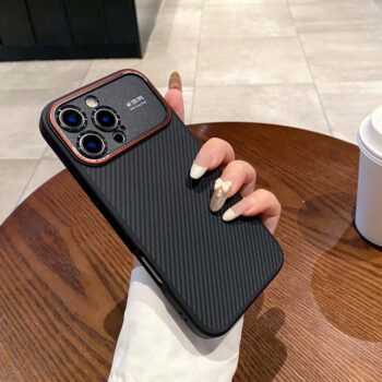 Carbon Fiber MagSafe Case with Framed Camera Window