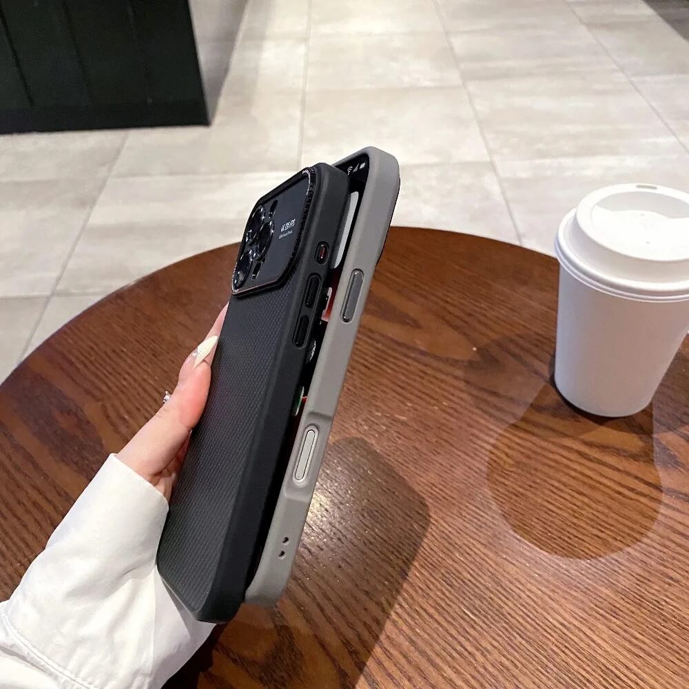 Carbon Fiber MagSafe iPhone Case with Framed Camera Window