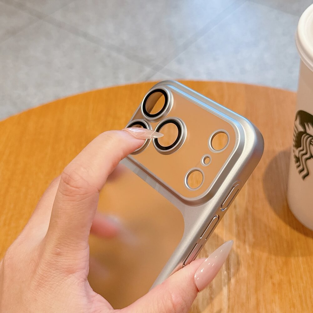 Frosted Shockproof Case with Full Camera Lens Cover for iPhone 17 Series
