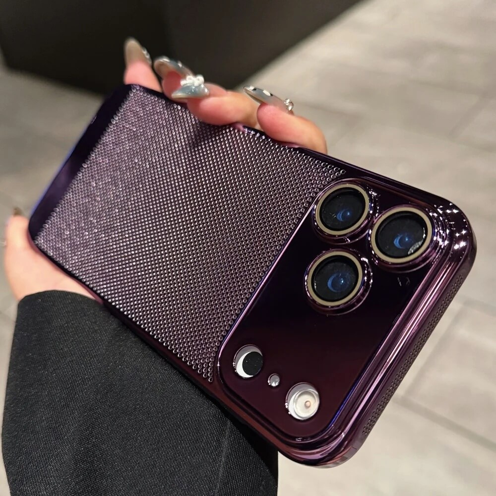Heat Dissipation Cooling Hollow Case with Lens Protection deep_purple Heat Dissipation Cooling Hollow Case with Lens Protection deep_purple