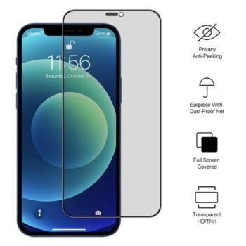 Anti-Spy Privacy Tempered Glass for iPhone 14, 15, 16, 17 Series