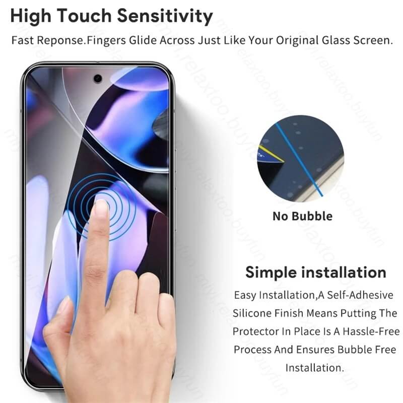 High touch sensitivity High touch sensitivity