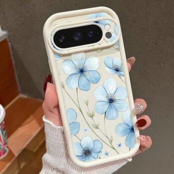 Blue Flax Floral Phone Case