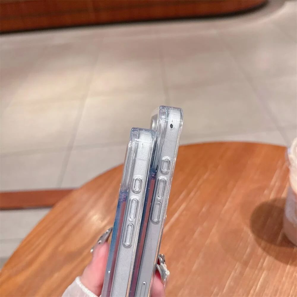 Clear Quicksand Liquid Glitter Goldfish Phone Case (5) Clear Quicksand Liquid Glitter Goldfish Phone Case (5)