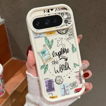 Explore the World Travel Stamp Graphic Phone Case