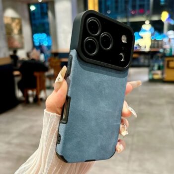 PU Leather Shockproof Phone Case for iPhone 17 Series