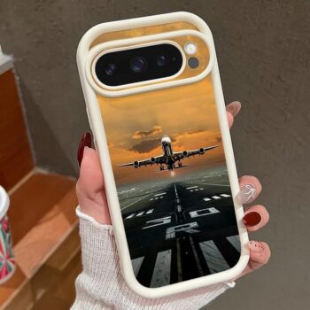 Aviation Runway Takeoff Graphic Pixel Case