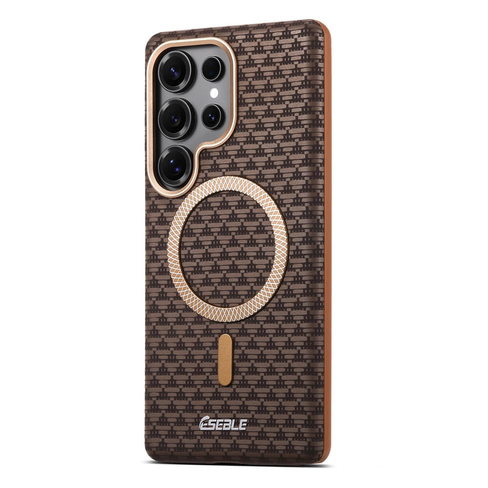 Geometric Monogram PU Leather Magnetic Case1 Geometric Monogram PU Leather Magnetic Case1