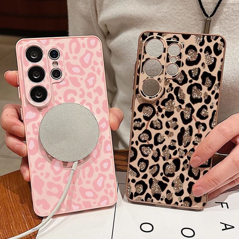 Leopard Magnetic Case for Samsung Galaxy S25 And S26 Series Leopard Magnetic Case for Samsung Galaxy S25 And S26 Series