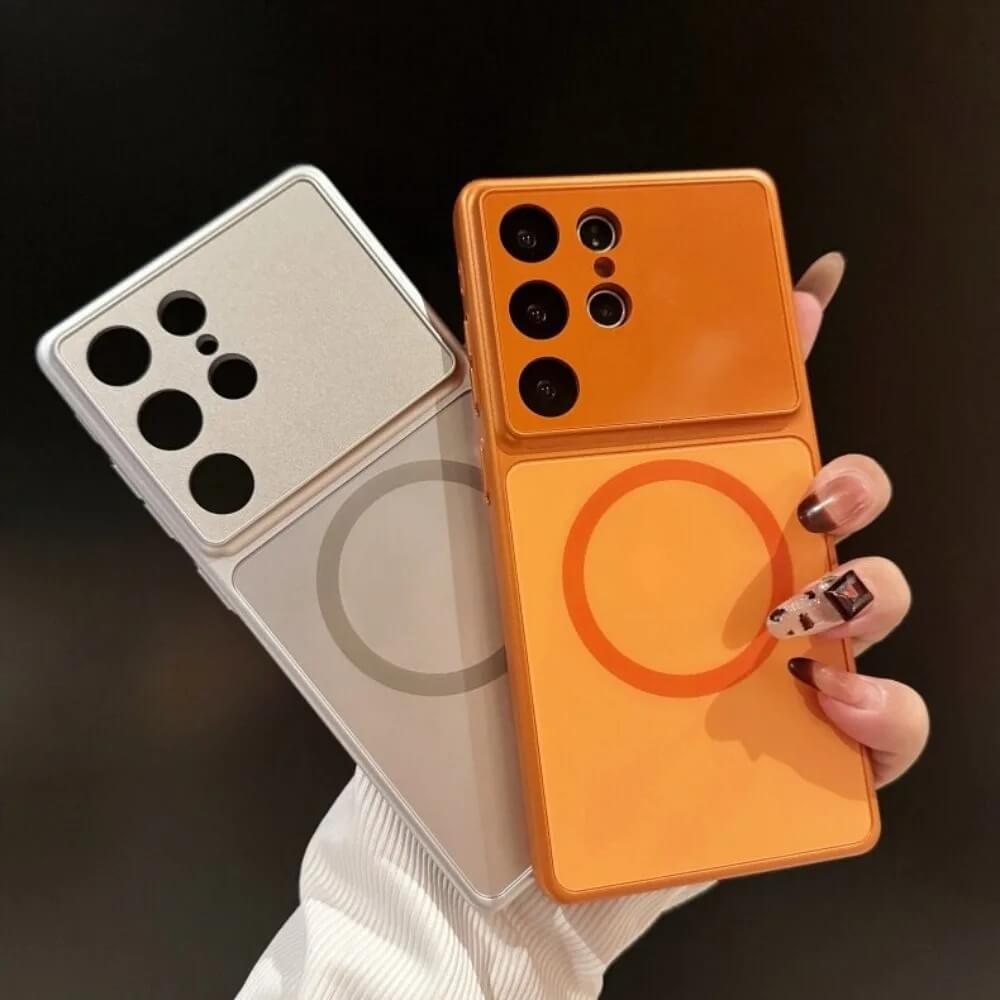 Matte Magnetic Ring Glass Case for Galaxy S26, S26 Plus, S26 Ultra (1) Matte Magnetic Ring Glass Case for Galaxy S26, S26 Plus, S26 Ultra (1)