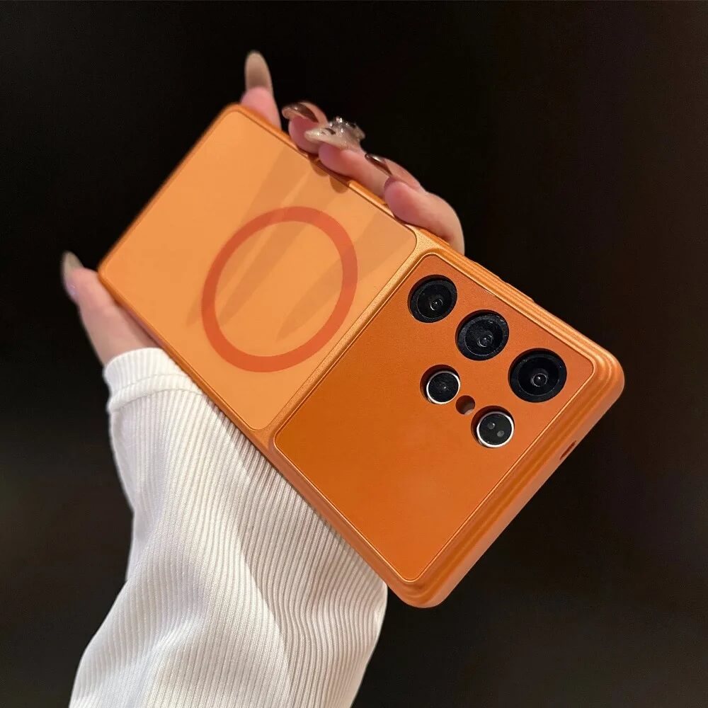 Matte Magnetic Ring Glass Case for Galaxy S26, S26 Plus, S26 Ultra (2) Matte Magnetic Ring Glass Case for Galaxy S26, S26 Plus, S26 Ultra (2)