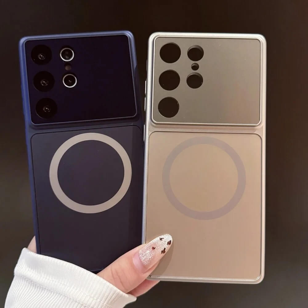 Matte Magnetic Ring Glass Case for Galaxy S26, S26 Plus, S26 Ultra (3) Matte Magnetic Ring Glass Case for Galaxy S26, S26 Plus, S26 Ultra (3)