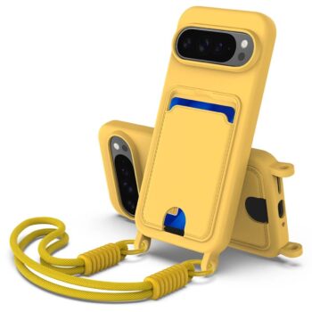 Liquid Silicone Case with Card Slot & Wrist Strap