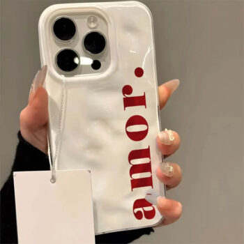 Glossy Amor Ripple iPhone Case