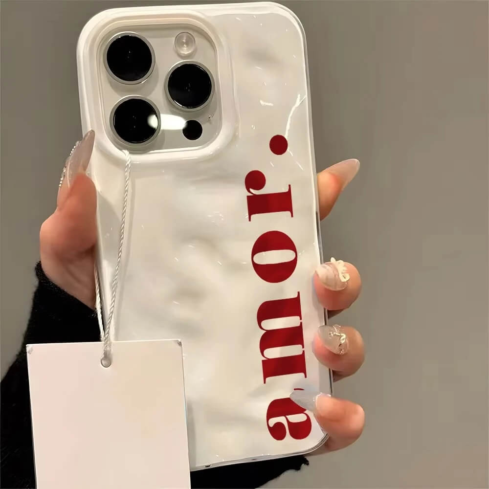 Glossy Amor Ripple iPhone Case Glossy Amor Ripple iPhone Case