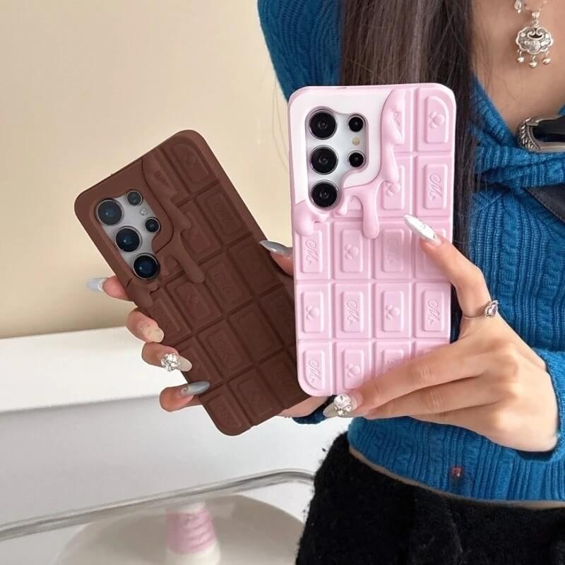 3D Melted Chocolate Bar Phone Case 3D Melted Chocolate Bar Phone Case