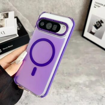 Frosted Translucent Magnetic Case for Google Pixel 9 and 10 Series