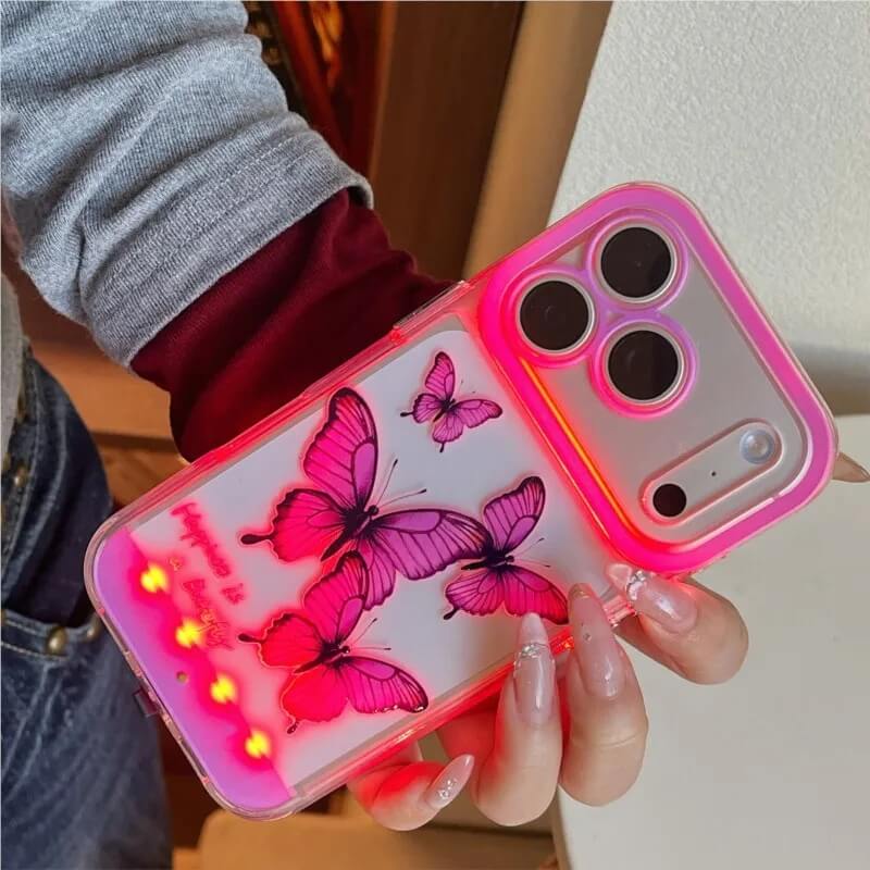 LED Color Changing Butterfly Phone Case LED Color Changing Butterfly Phone Case