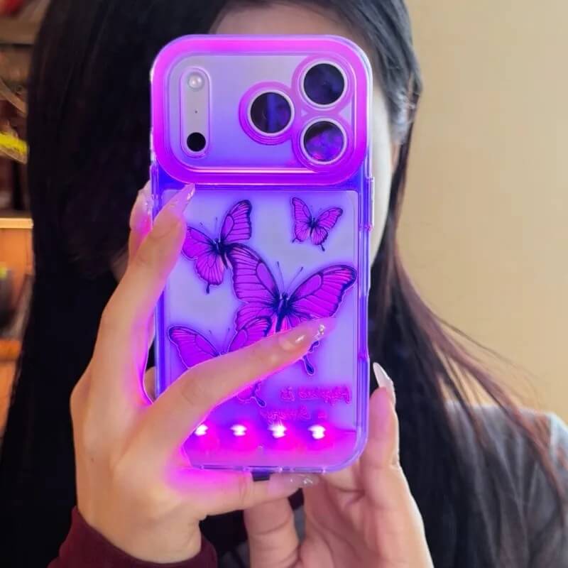 LED Color Changing Butterfly iPhone Case LED Color Changing Butterfly iPhone Case