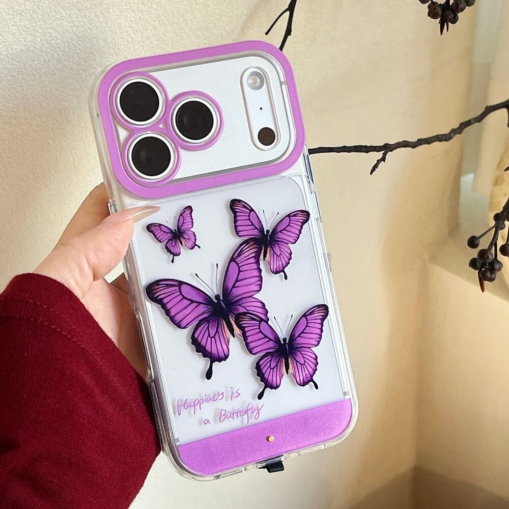 Tap Control LED Color Changing Butterfly iPhone Case Tap Control LED Color Changing Butterfly iPhone Case