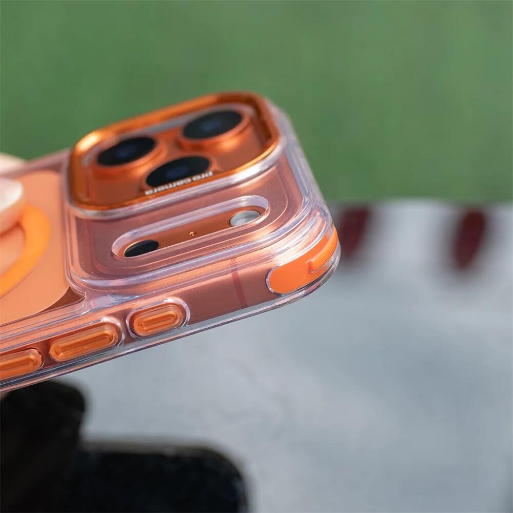 Clear Magnetic iPhone Case with Detachable Rope Strap Clear Magnetic iPhone Case with Detachable Rope Strap