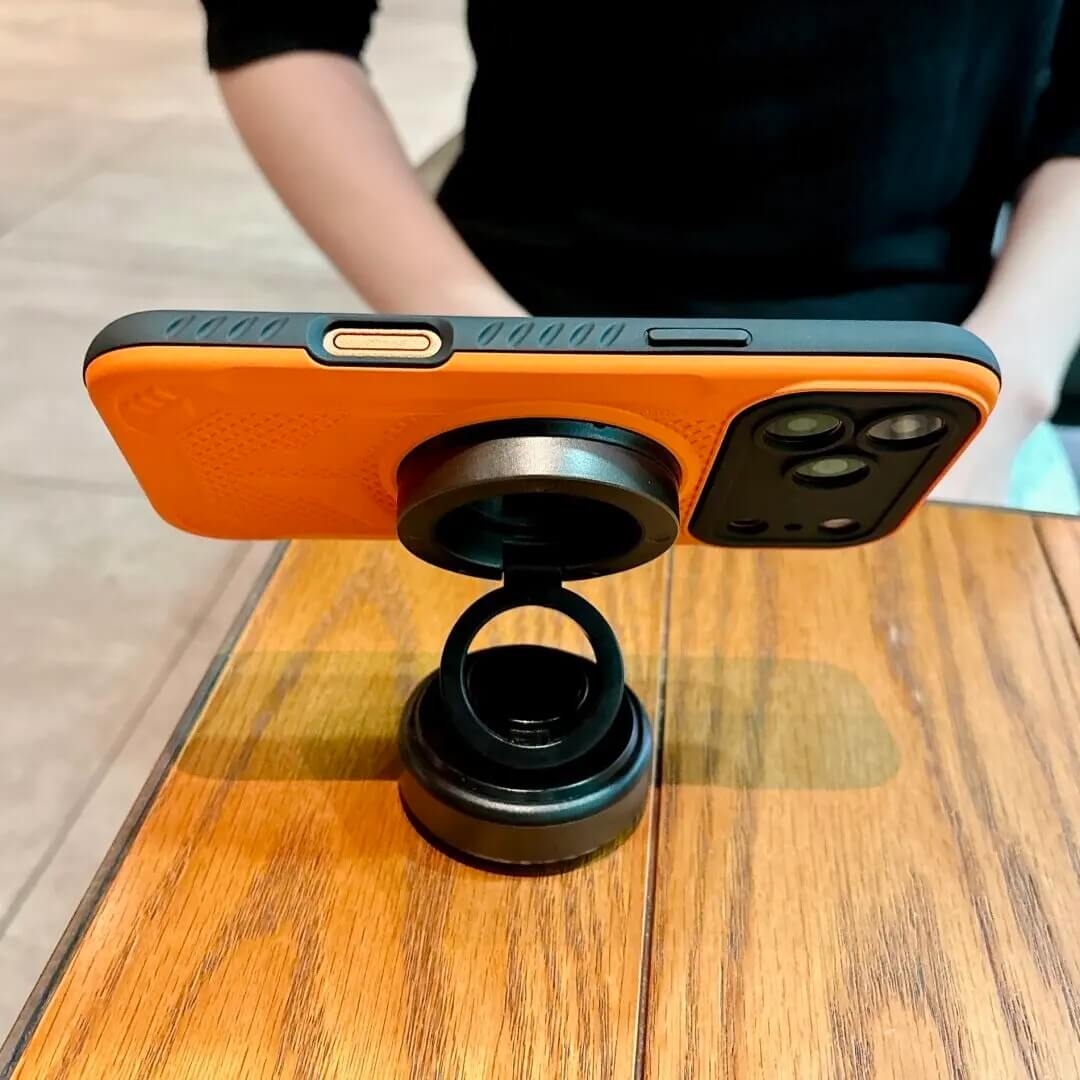 Shockproof Grid Armor Phone Case with Magnetic Ring Stand Shockproof Grid Armor Phone Case with Magnetic Ring Stand