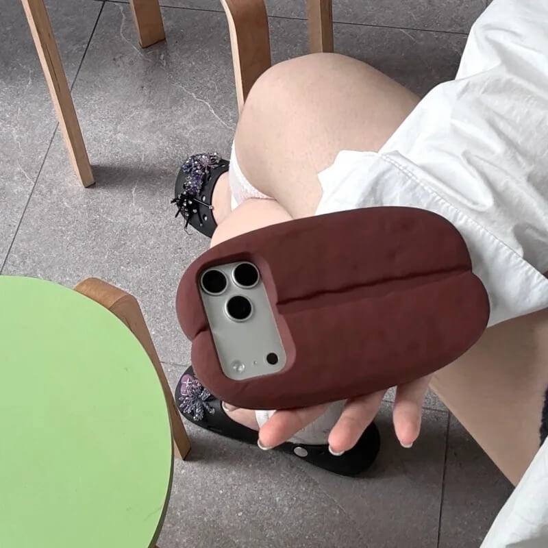 Coffee Bean Shaped Phone Case Coffee Bean Shaped Phone Case