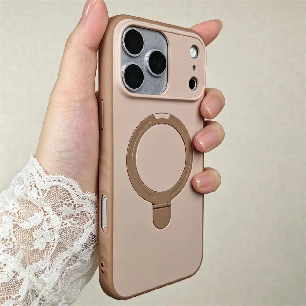 Magnetic Ring Stand iPhone 17 Pro Max Case with Camera Guard Magnetic Ring Stand iPhone 17 Pro Max Case with Camera Guard