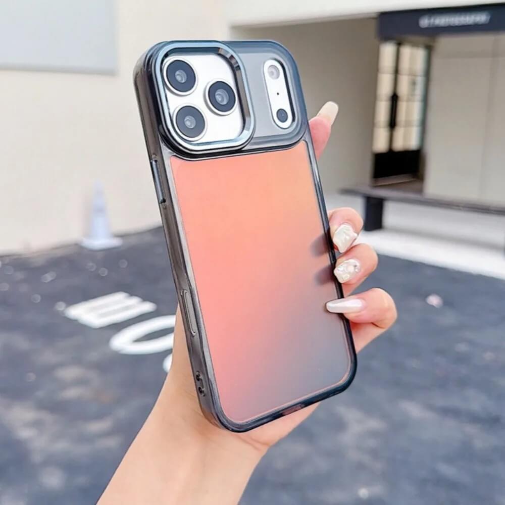 Iridescent iPhone Case Color Shift Back and Raised Camera Frame Iridescent iPhone Case Color Shift Back and Raised Camera Frame
