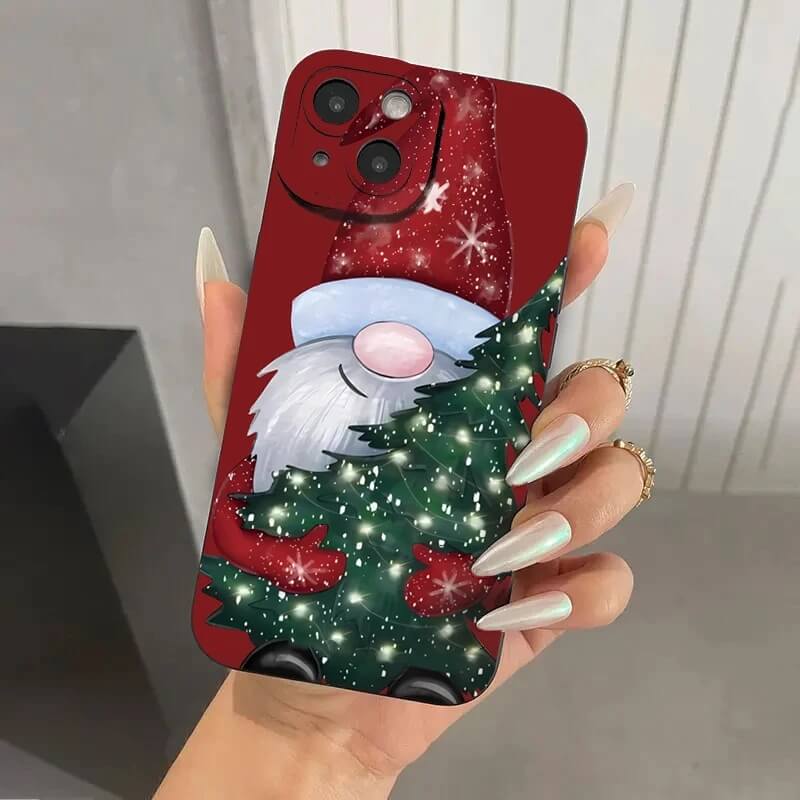 Christmas Gnome with Lighted Tree Phone Case Christmas Gnome with Lighted Tree Phone Case
